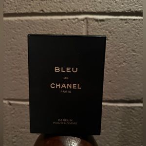 Men’s Bleu De Chanel Parfum, sprayed 7 times maximum